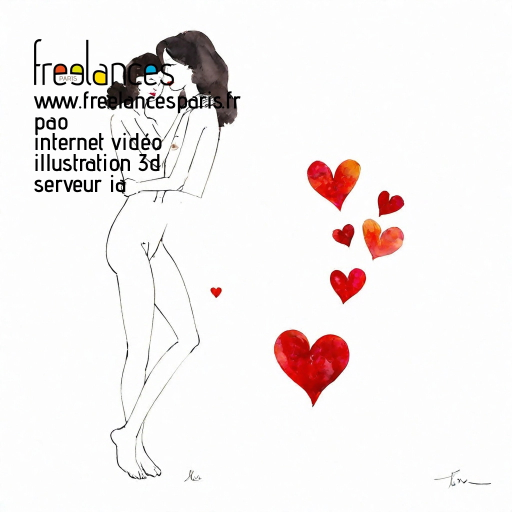 Pao mise en page internet vidéo illustration 3d serveur IA générative AI freelance paris studio de création magazines yrowknp0